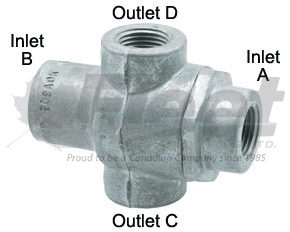 278598-G | Double Check Valve (DC-4)