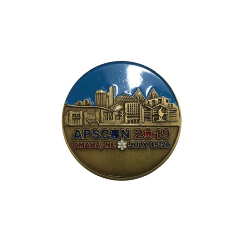 "APSCON 2019 - Omaha" Challenge Coin