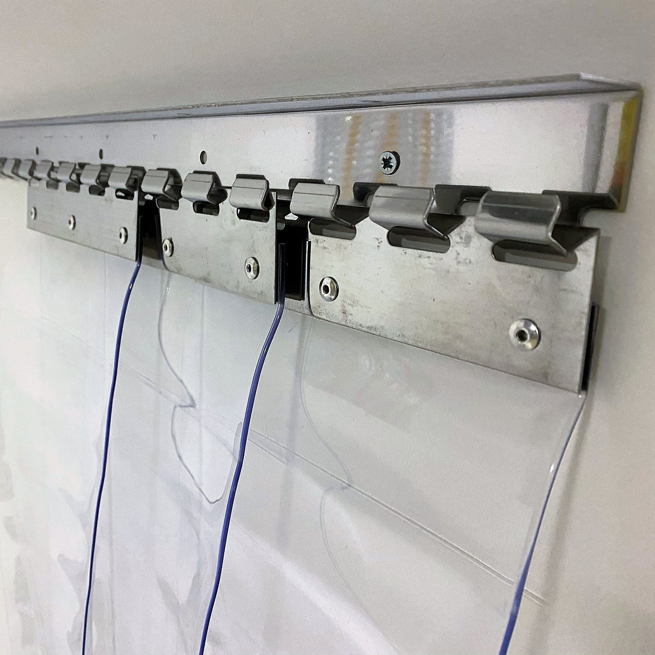 PVC Strip -From Hanging Rail. This product is made to measure and can be  cut to any length needed.