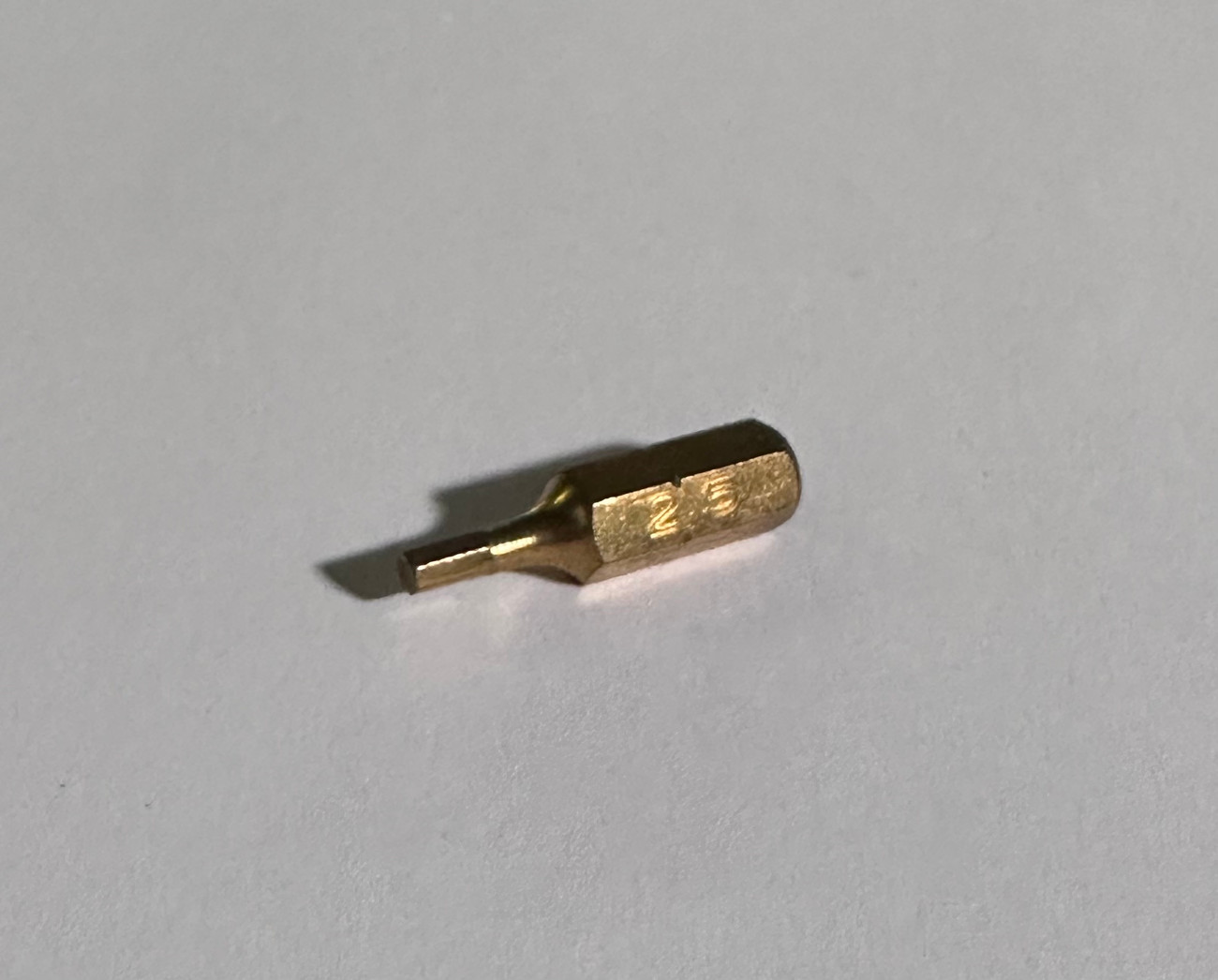 2.5mm Hex Bit - Used For Securing Screen To Fixing.