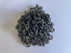 Pewter Aluminium Chain. Pewter is a great alternative to Silver. This can be purchased by the metre or for larger projects 600m boxes. The chain that we provide is high grade 2mm thick commercial aluminium which is allows air to flow though but also creates a barrier for pest control to stop insects and flies coming into your home or business.