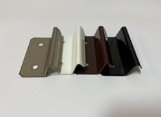 Ceiling Bracket - Colours available. We have designed a ceiling bracket that provides a safe and secure fixing for your chain fly screen. This can be hung from the ceiling or the underside of a reveal.