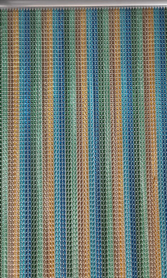 Metallic Red, Golden Yellow, Electric Blue, Metallic Blue, Forest Green & Metallic Green - Multi Stripe Screen. Choose from 12 colours on our striped screens.
