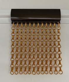 Orange Gold (Premium) - Supplied on Brown Hanging Rail - Suitable for Windows & Doors - Supplied in both sizes. Can be hung with screws or brackets.