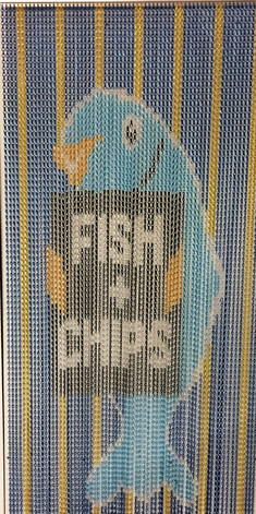 Fish and chip shop as a pest control measure. Hung outside to prevent flies, bugs and pests entering the shop. This can be fully customised to your needs and made to measure.