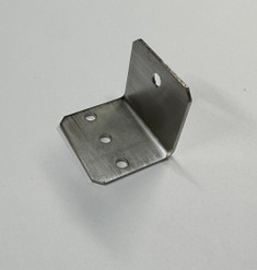 Stainless steel flexi-rail hanging bracket - For attaching to flexi-rail to the ceilings sold in pairs including fixings.