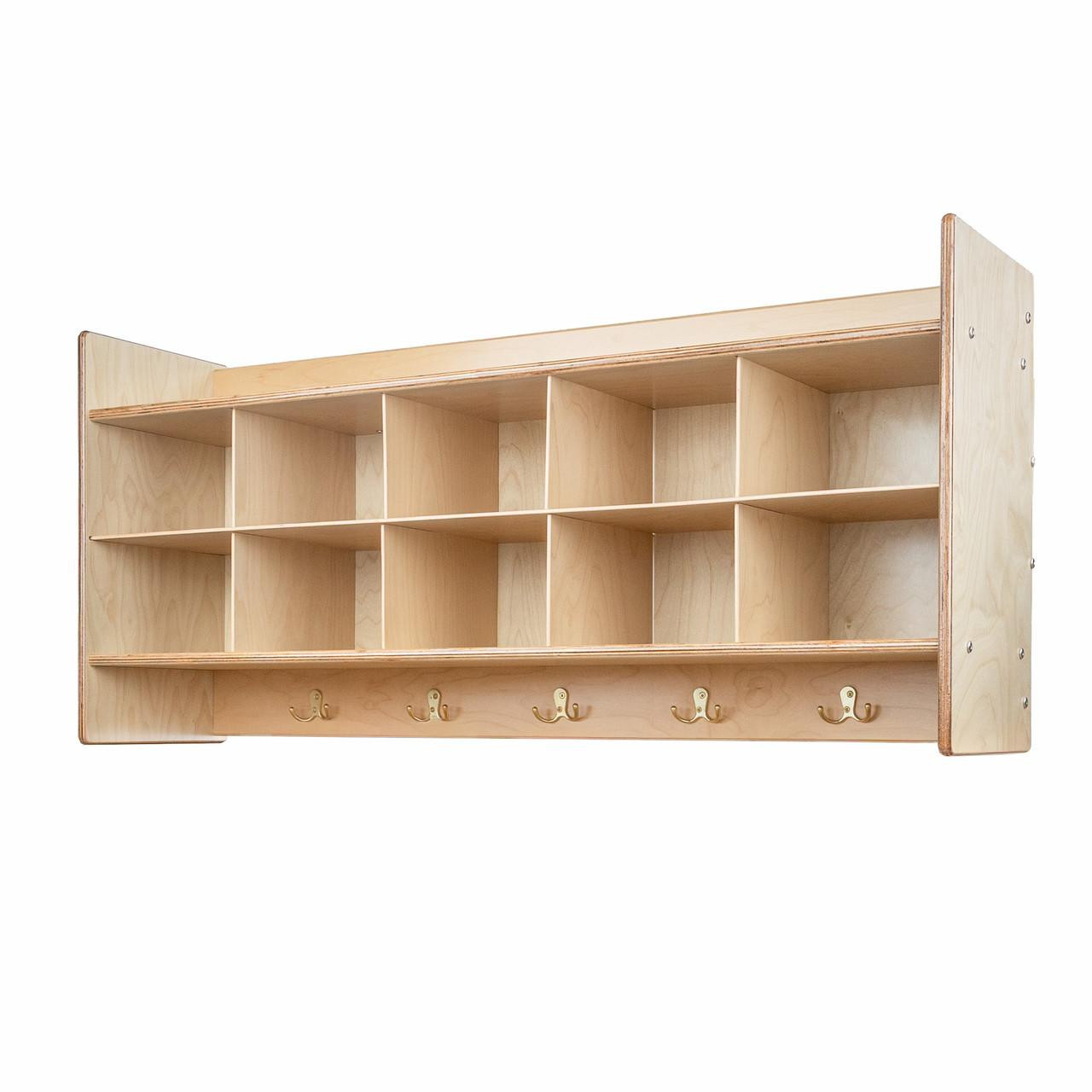 UN —under nest— C51409 Wall Hanging Cubby Storage without Trays - WoodDesigns