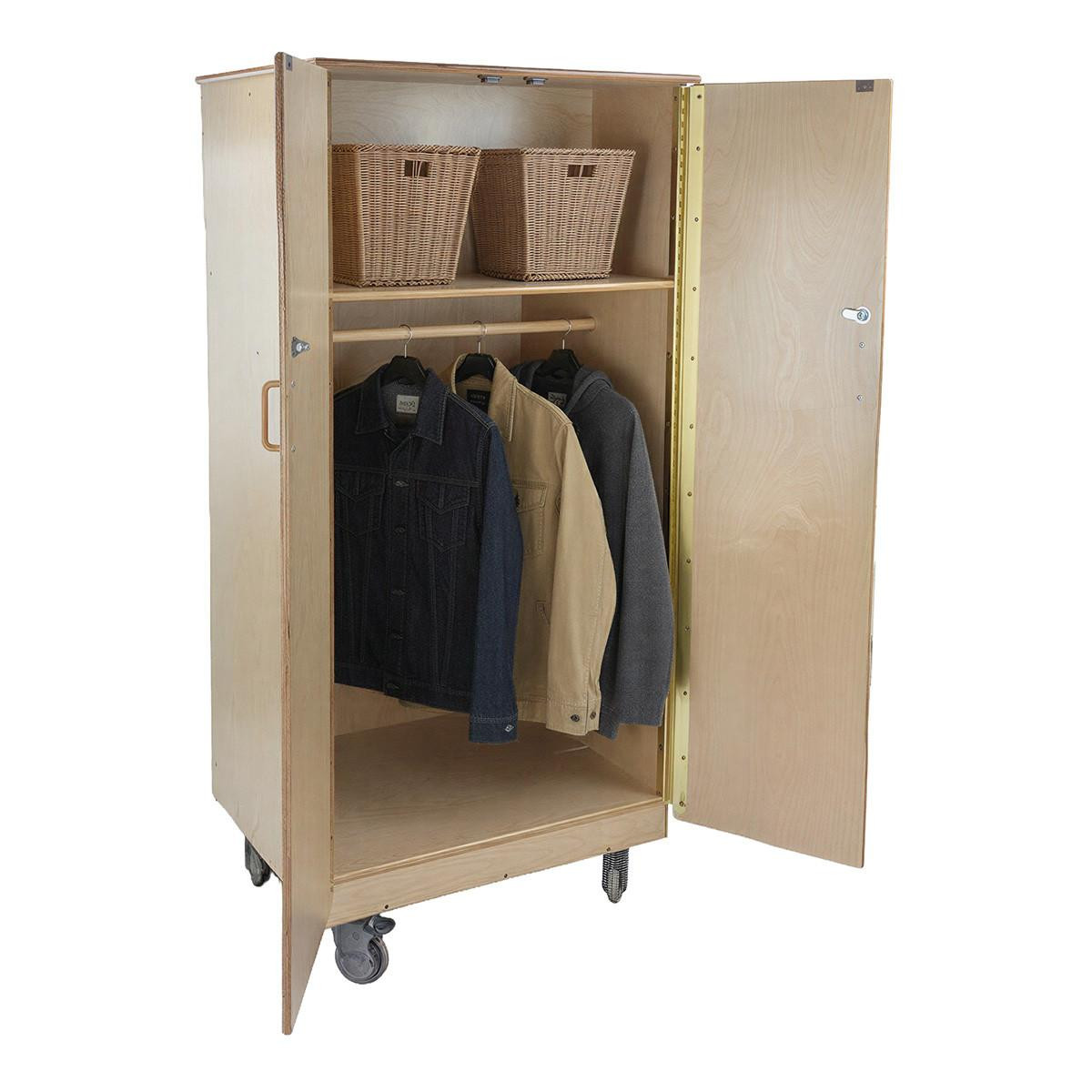 WD990411 Teacher's Locking Wardrobe Cabinet - WoodDesigns