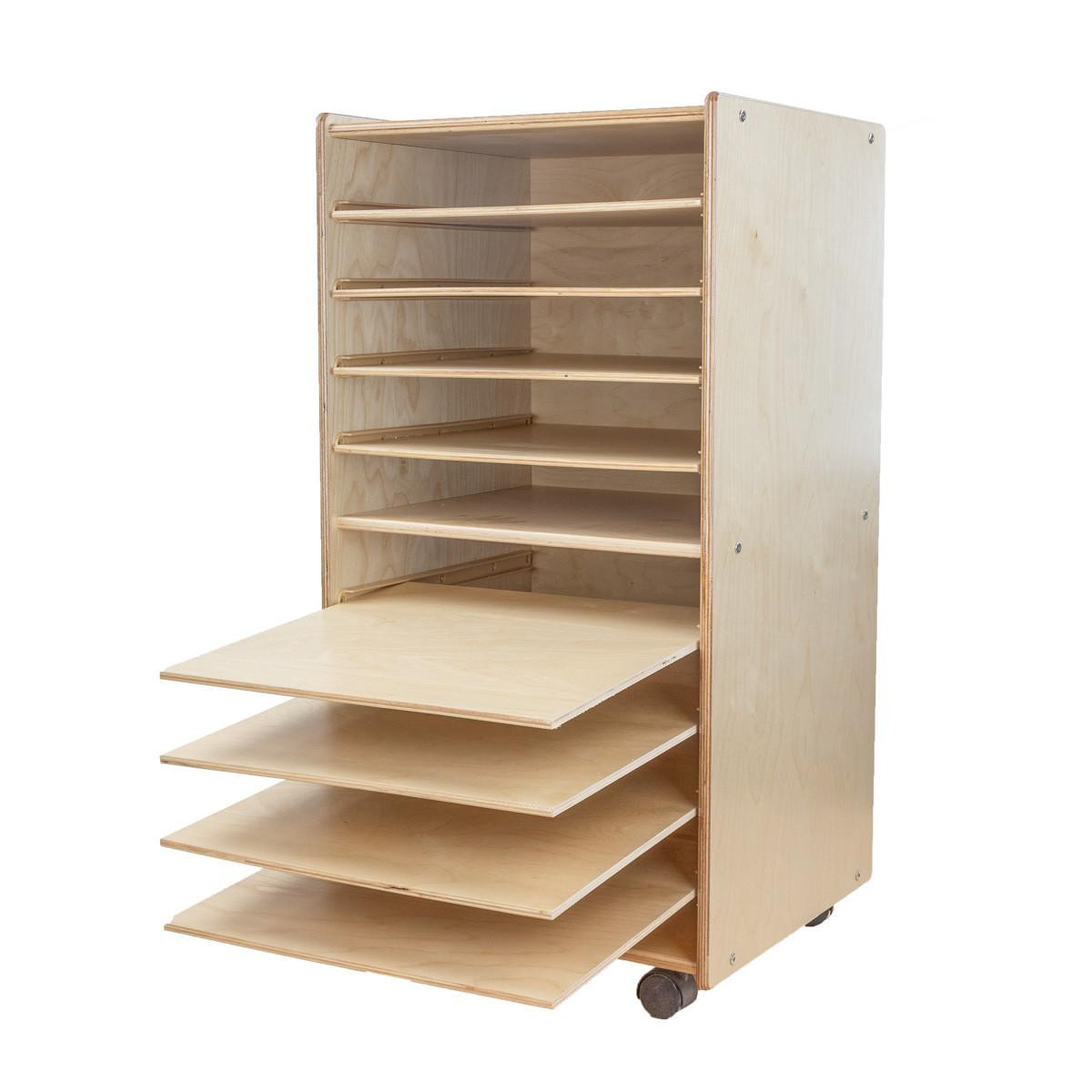 C990652 Paper and Puzzle Storage Center - RTA - WoodDesigns