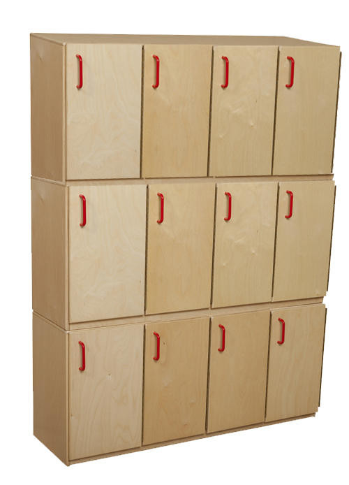 WD46330 Stacking Locker - Three Units - WoodDesigns