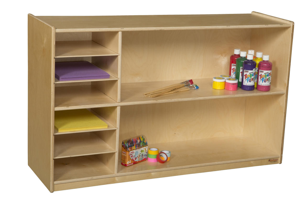 WD12624-58 Wide Shelf Storage - WoodDesigns