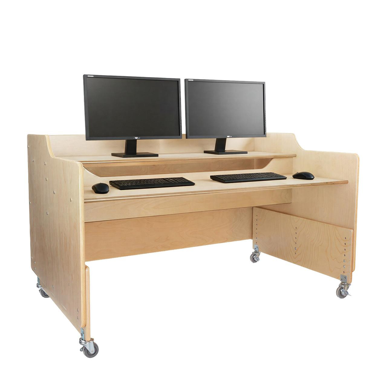 C41048 Mobile Computer Desk, RTA - 48