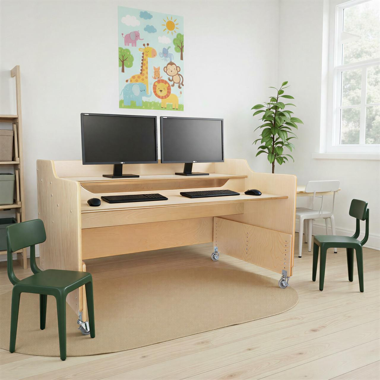 C41048 Mobile Computer Desk, RTA - 48