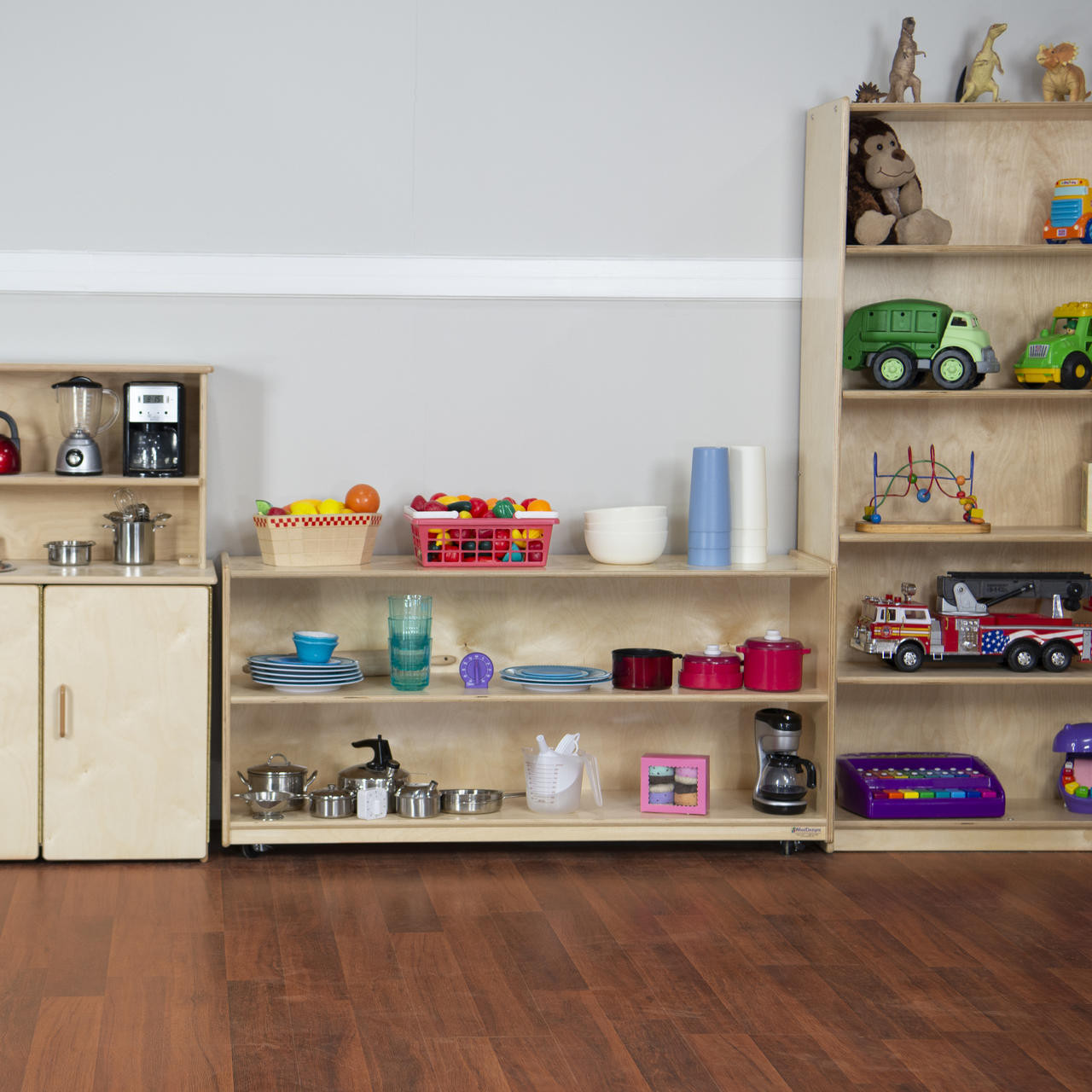 WD12624-58 Wide Shelf Storage - WoodDesigns