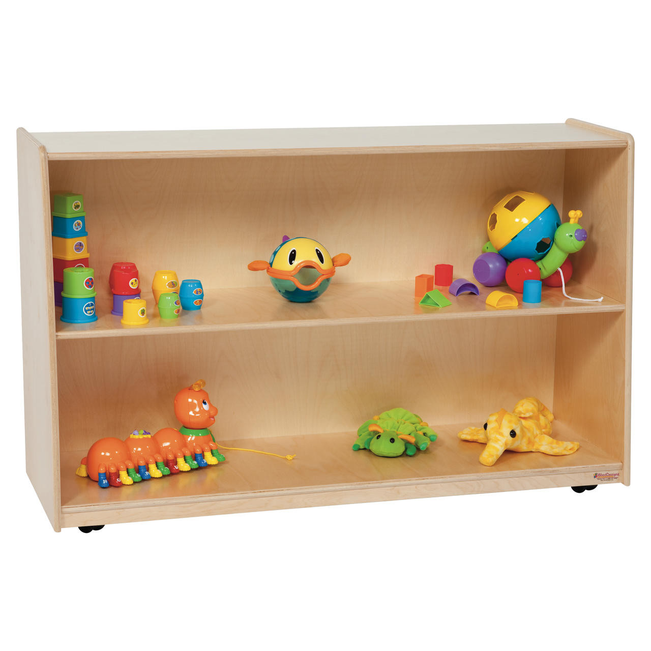 WD12680 Tip-Me-Not Shelf Storage - WoodDesigns