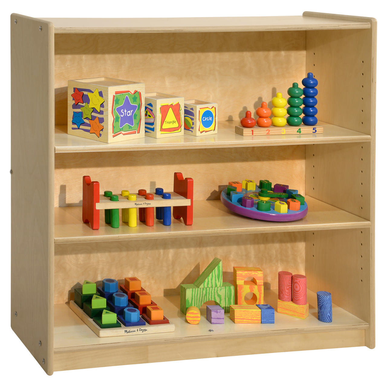 Contender™ Baltic Birch 12 Cubby Storage - Fully Assembled