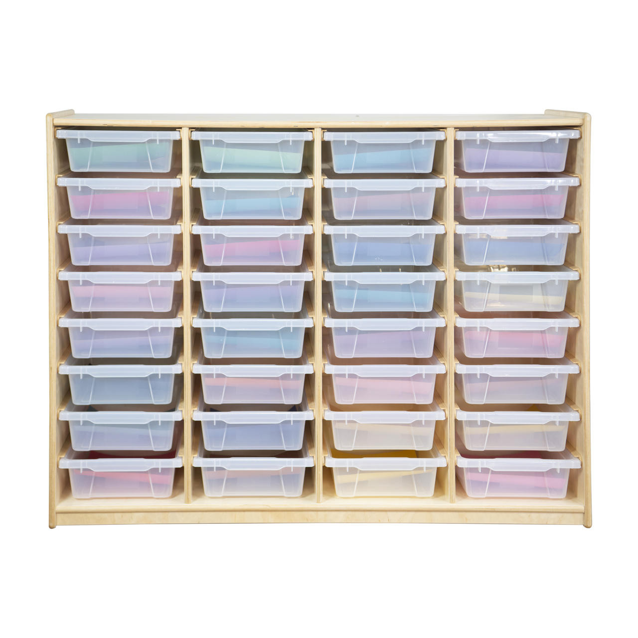 Wood Designs 79001-HALF Translucent Letter Tray, Clear - Set of 20