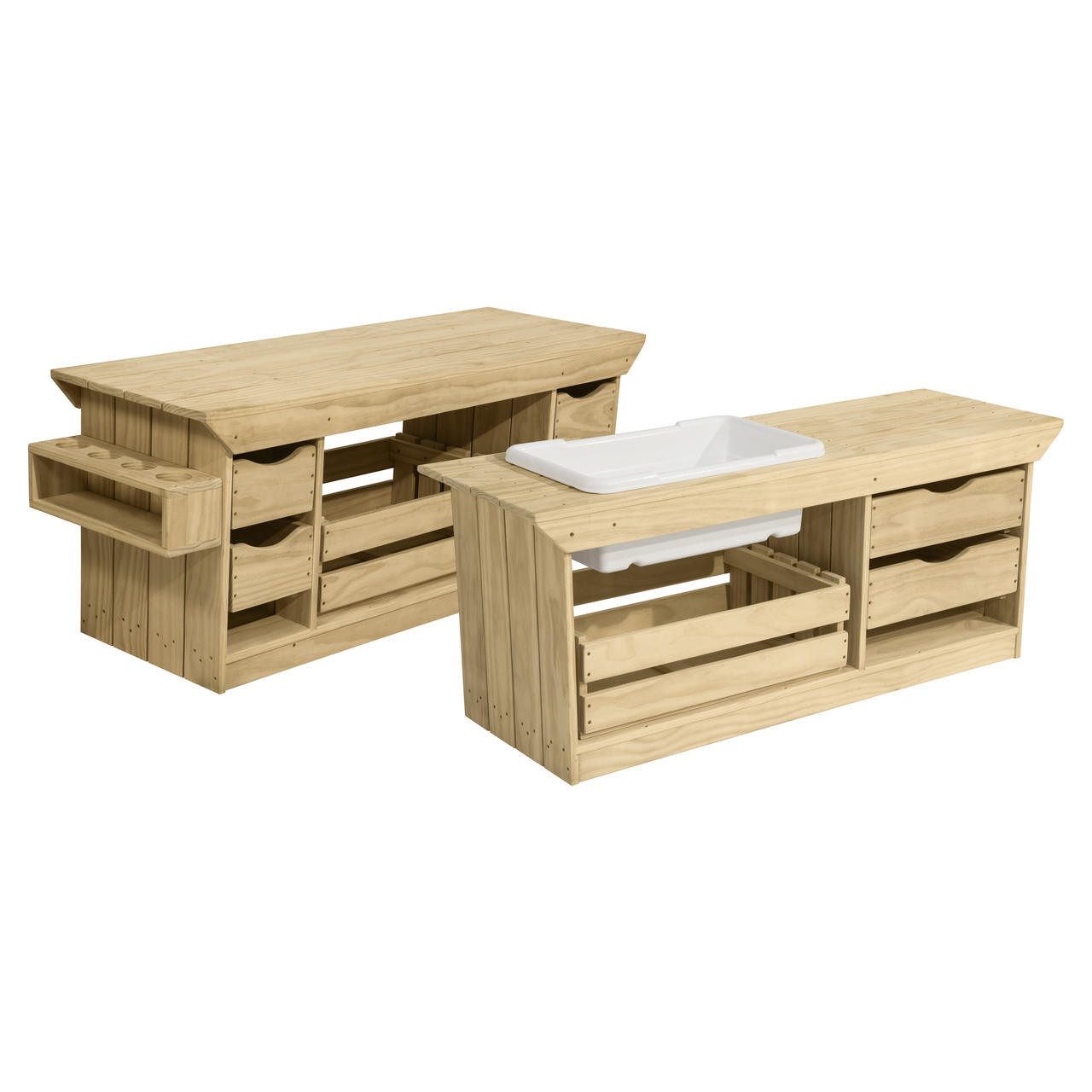 Outdoor Activity Center and Mud Kitchen Set - WoodDesigns