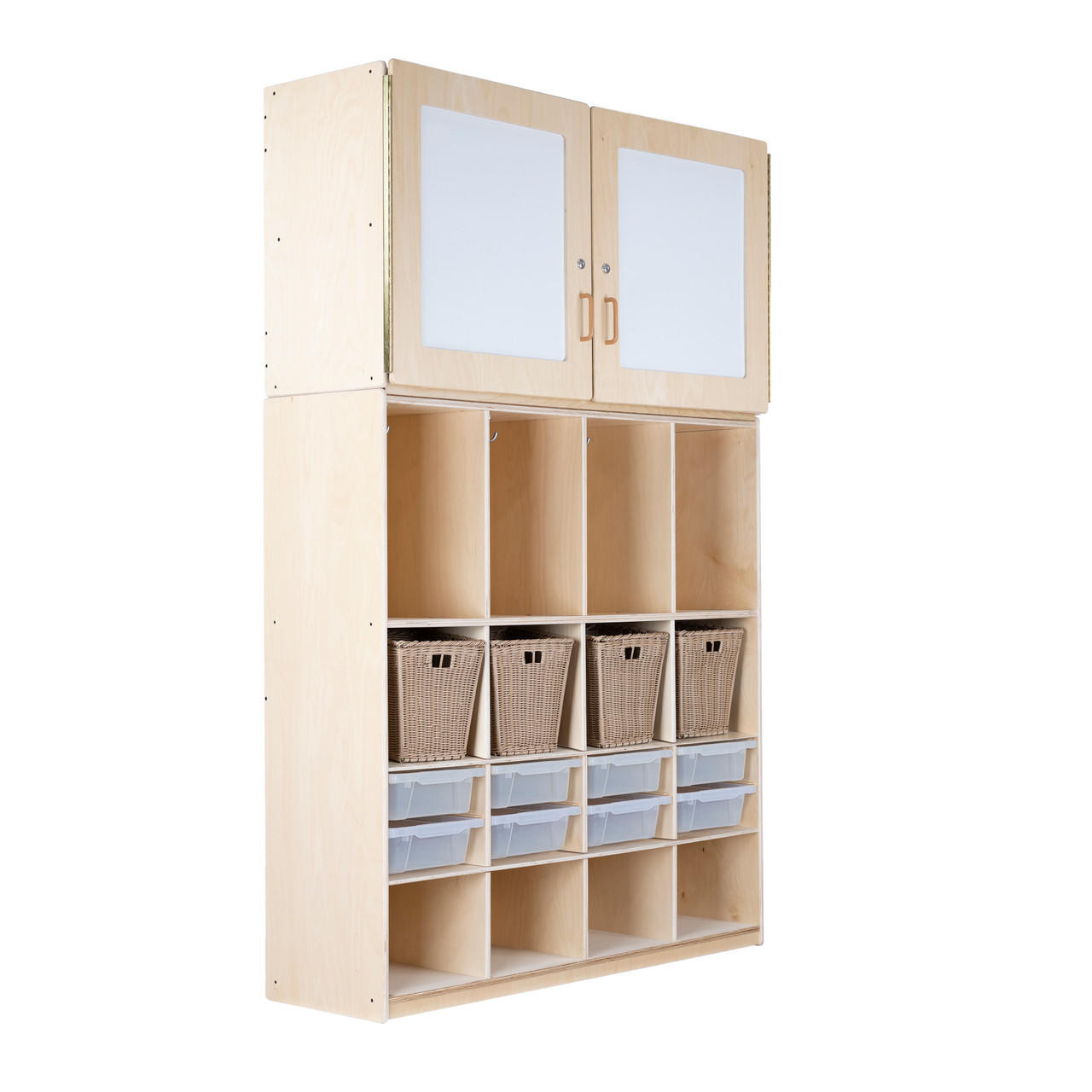 Environments® Mobile 5-Section Locker with Shoe Storage Lockers Storage  Furniture All Categories