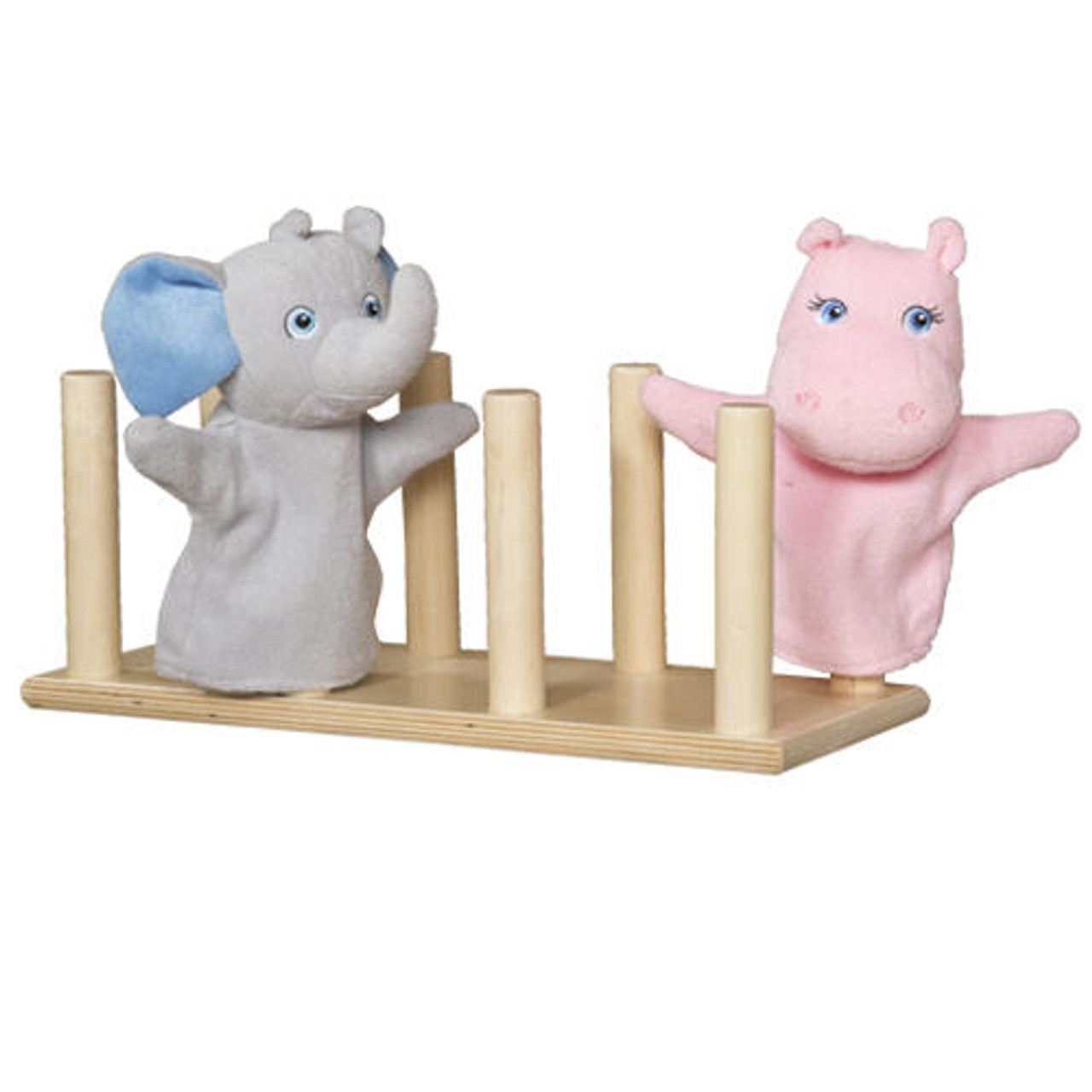 Wooden Puppet Stand,16L x 6W x 16H