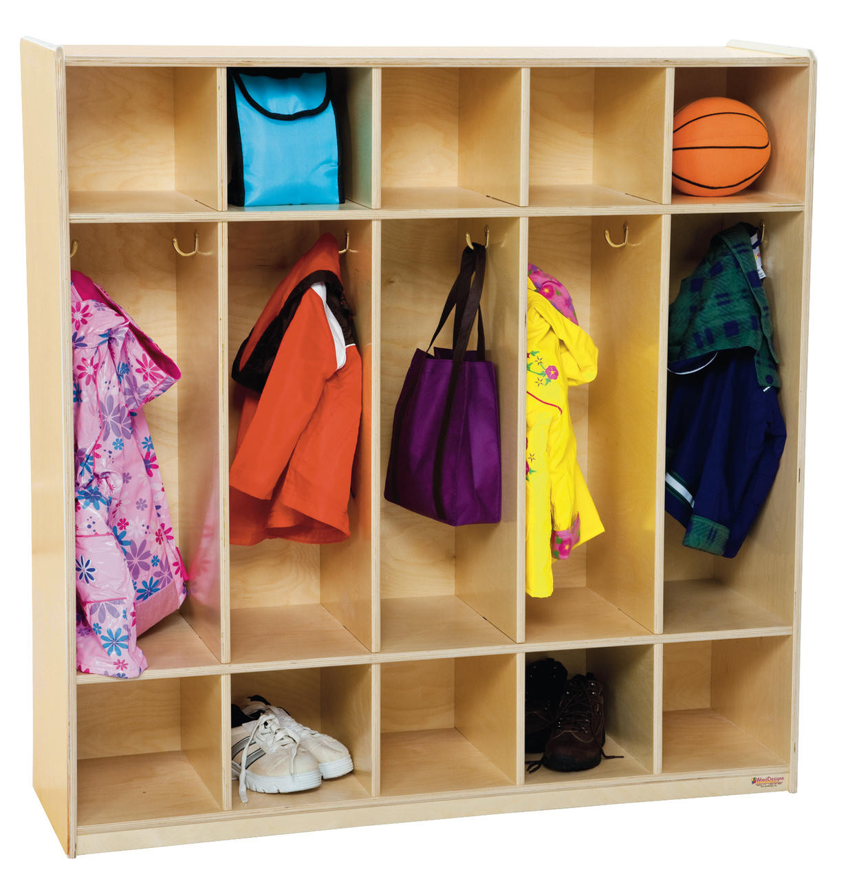 WD51200 5 Section Locker - WoodDesigns
