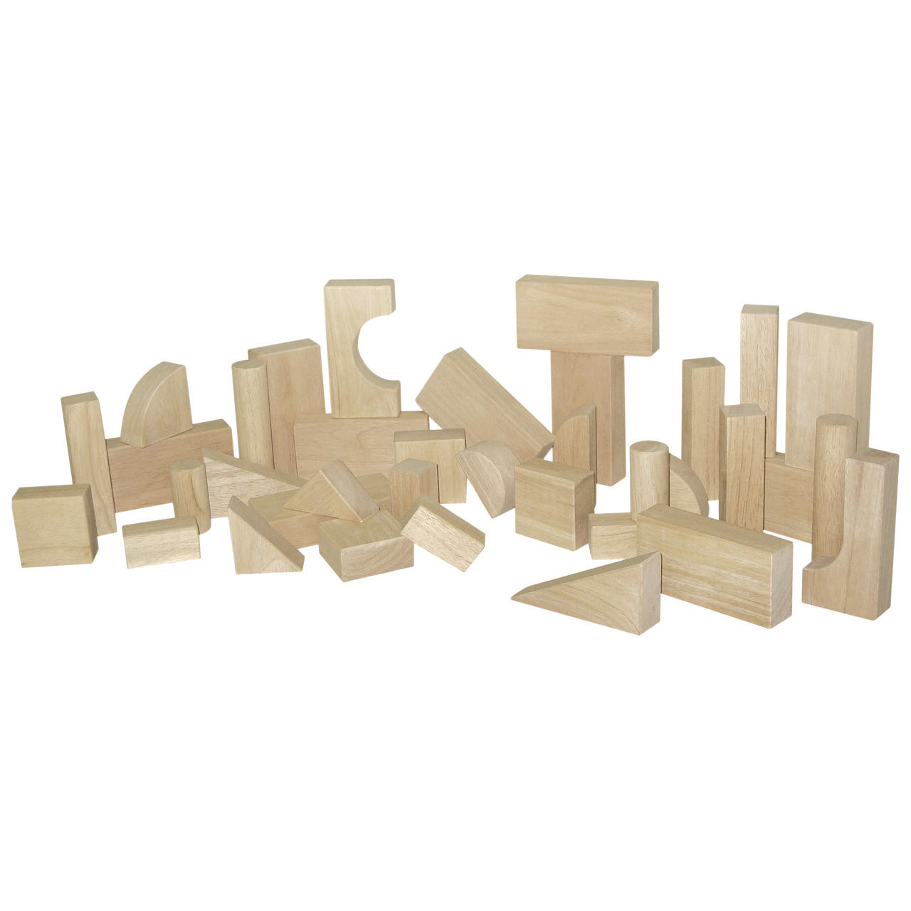 Natural Wood Building Blocks Solid Maple Blocks Set for Kids Building Blocks  Set Unit Blocks Set Wooden Blocks Set Preschool Blocks 