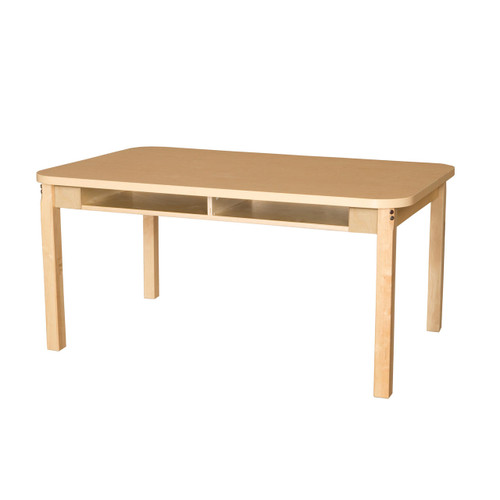 Wood Designs HPL3648DSK18 Four Seat Student Desk with 18 Hardwood Legs