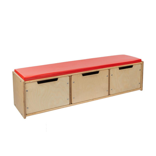 Contender C990651F Reading Bench with Drawers - Fully Assembled
