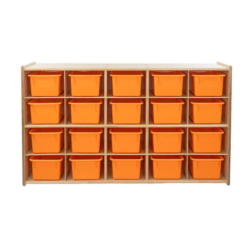 Contender C14509OR 20 Tray Storage w/Orange Trays