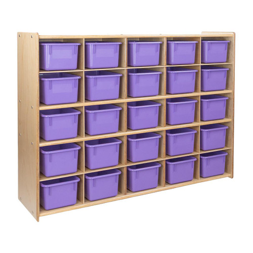 Contender C16009PP 25 Tray Storage w/Purple Trays