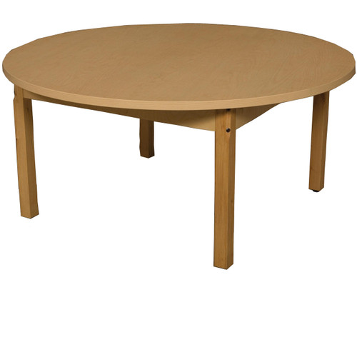 HPL42RND16 42 Round High Pressure Laminate Table with Hardwood Legs- 16