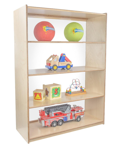 Natural Environments WD12900AC Bookshelf w/Acrylic Back - 49"H 