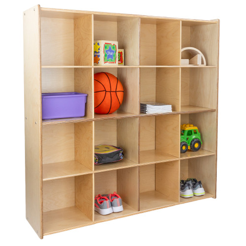 Contender Big Cubby Storage with 16 Cubbies - Assembled
