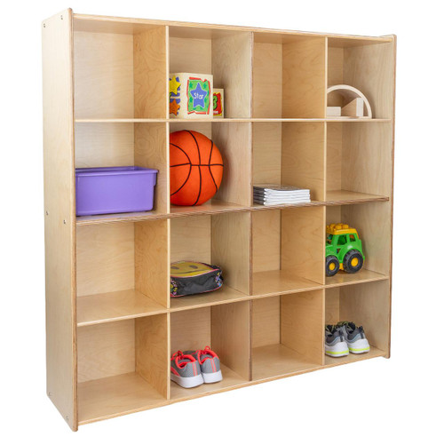 Contender Big Cubby Storage with 16 Cubbies - Assembled