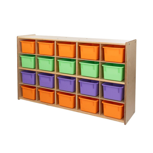 Contender 20 Tray Storage with Assorted Pastel Trays - RTA 