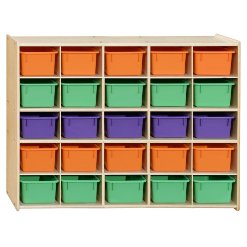 Contender 25 Tray Storage with Assorted Pastel Trays - RTA