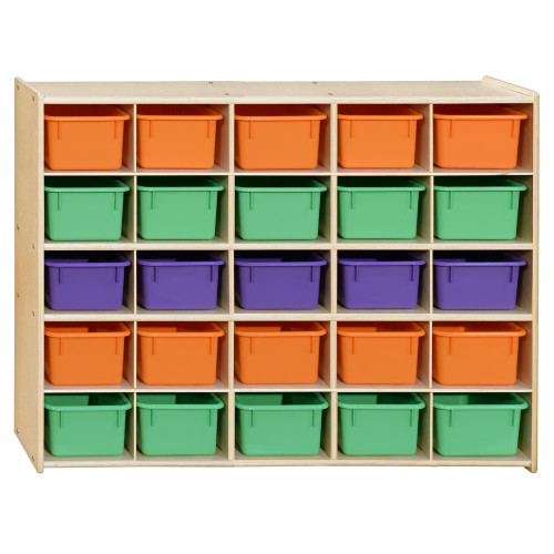 Contender 25 Tray Storage with Assorted Pastel Trays - Assembled