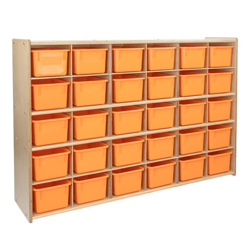 Contender 30 Tray Storage with Orange Trays - RTA