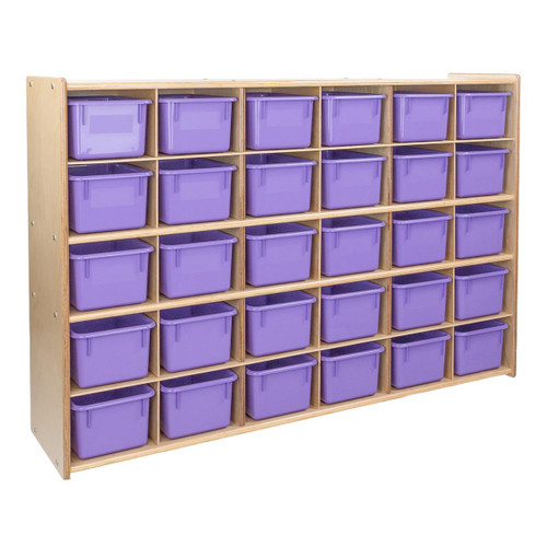 Contender 30 Tray Storage with Purple Trays - Assembled