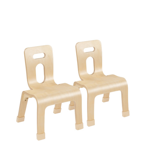 Wood Designs Maple Heritage Bentwood 10" Chair, Set of 2