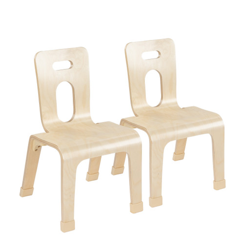 Wood Designs Maple Heritage Bentwood 12" Chair, Set of 2