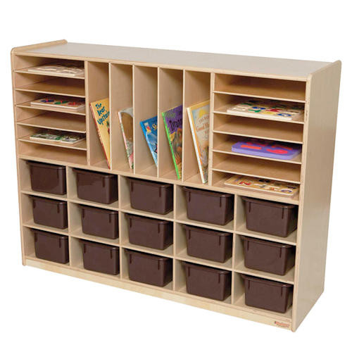 Natural Environments WD14002 Multi-Storage with 15 Brown Trays