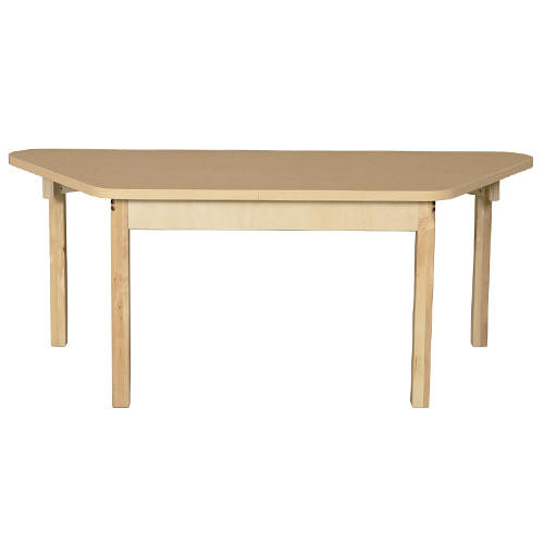 Wood Designs HPL3060TRPZ20 30 x 60 Trapezoidal High Pressure Laminate Table with Hardwood Legs- 20