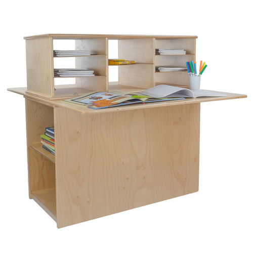 Wood Designs WD31120 Double Sided Junior Writing Center 