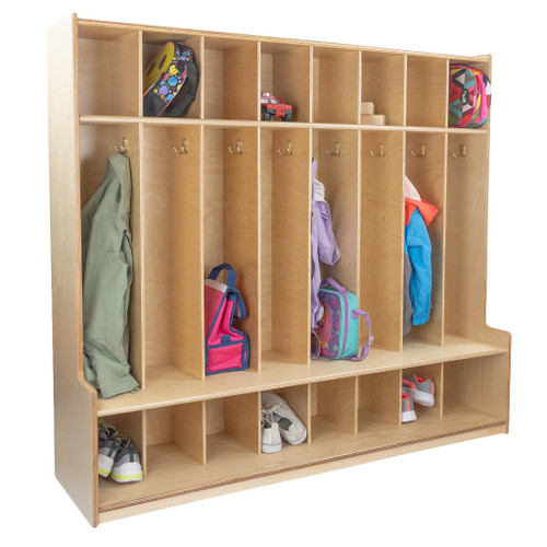 Wood Designs WD51008 8 Section Seat Locker 