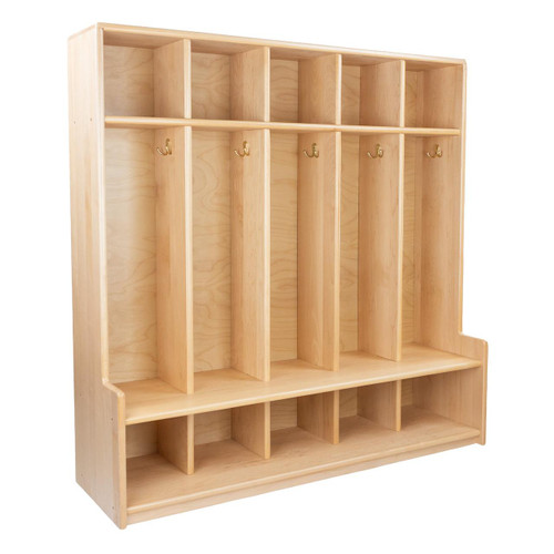 Maple Heritage MH51020 5 Section Offset Locker, Maple 