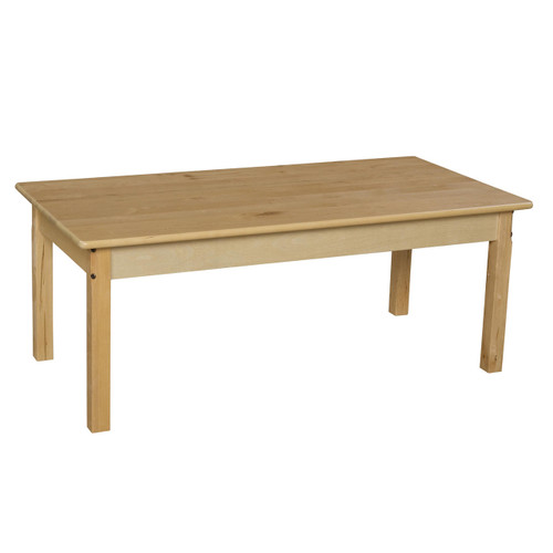 Wood Designs 24 x 48 Rectangle Hardwood Table