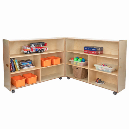 Contender C13730F Mobile Folding Versatile Storage Unit, 35A½H, Assembled