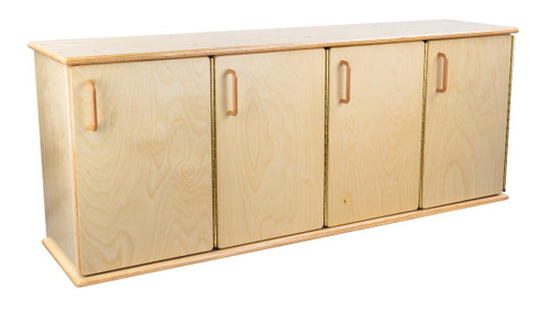 Contender C46300 Contender Four-Section Stackable Lockers w/Doors, RTA 