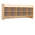 Contender C51401 Wall Hanging Cubby Storage w/10 Translucent Trays 